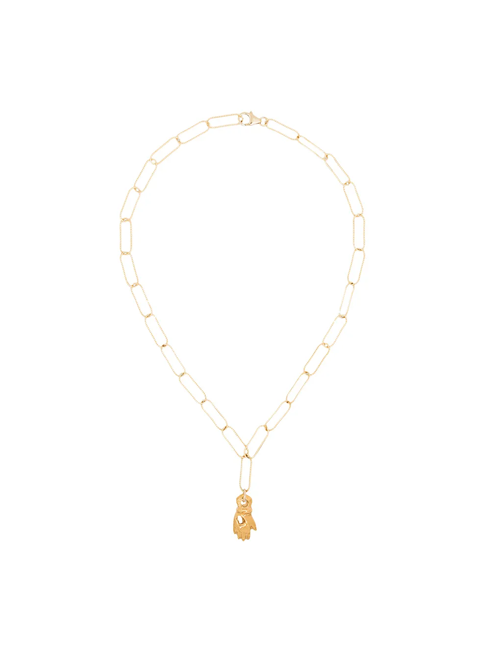 Women Alighieri 24kt Gold-plated Hand Of Protection Necklace