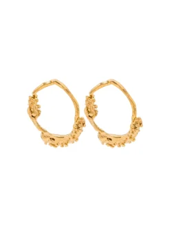 Women Alighieri 24kt Gold-plated Unreal City Hoop Earrings