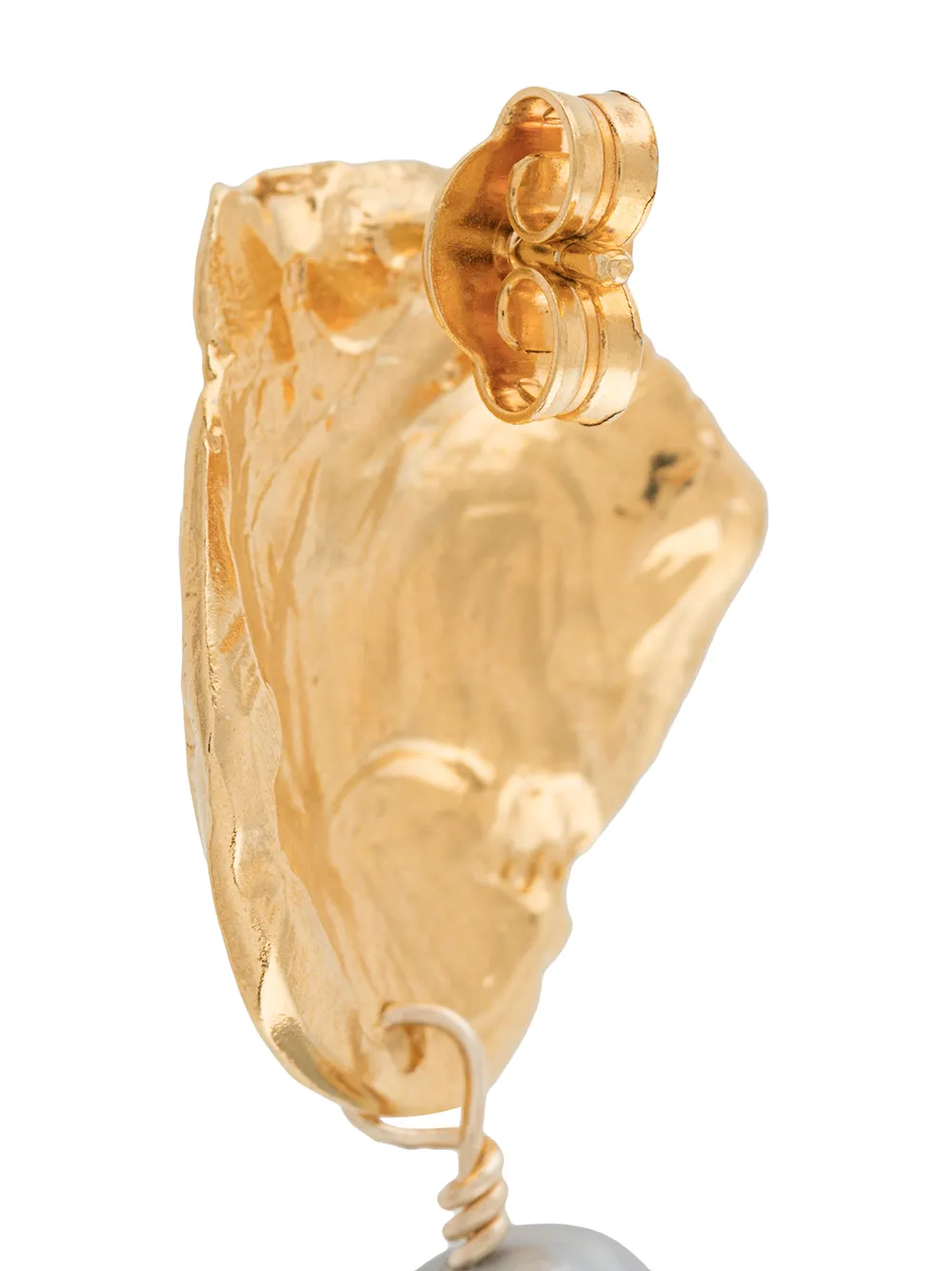 Women Alighieri Shadow And Pearl Earrings - Image 4