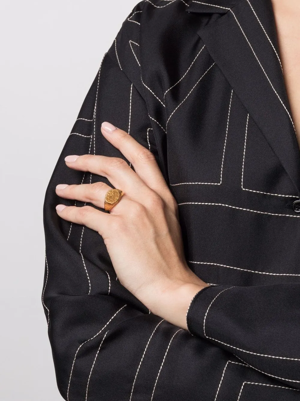 Women Alighieri Gemini Signet Ring - Image 2