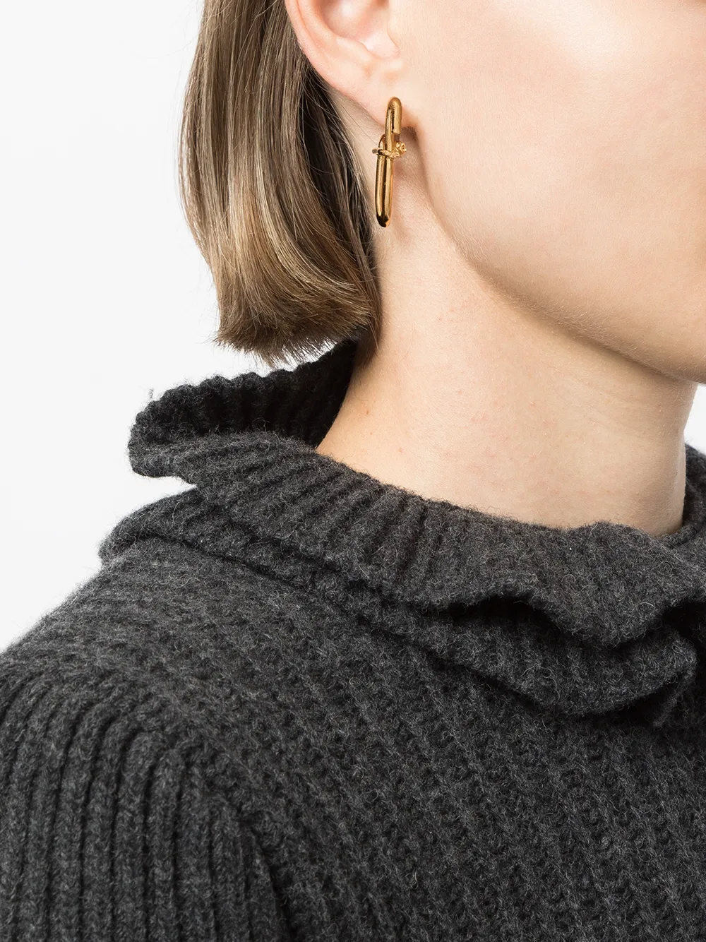 Women Alighieri Sculptural-design Butterfly-clasp Earrings - Image 2