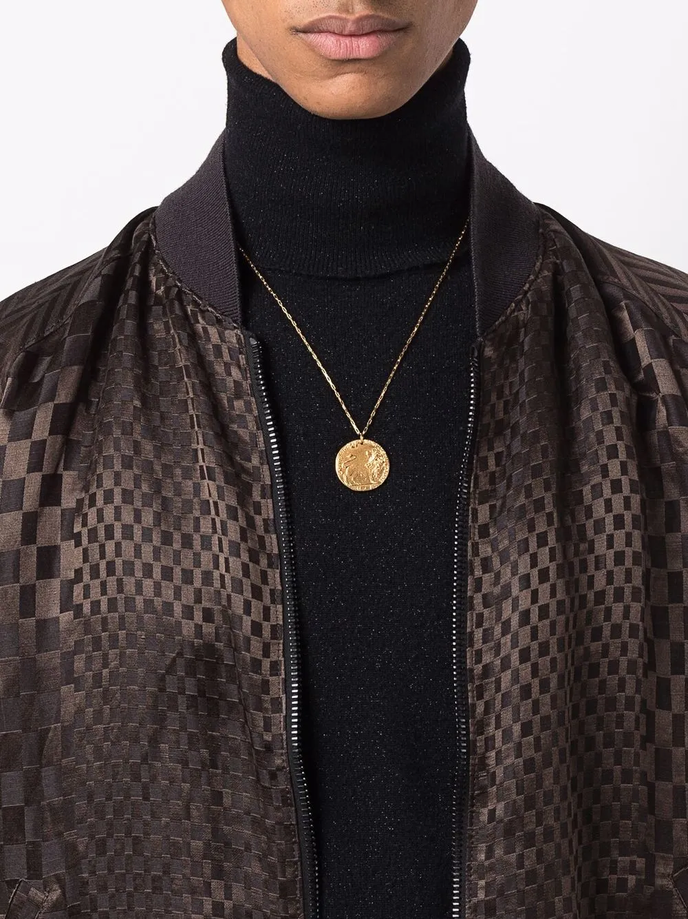 Women Alighieri Il Leone Medallion Necklace - Image 2