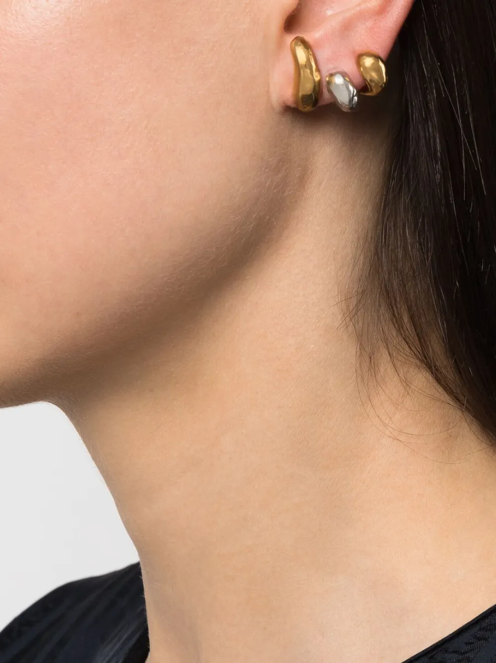 Women Alighieri The Raindrop Hammered Earrings - Image 2