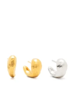 Women Alighieri The Raindrop Hammered Earrings