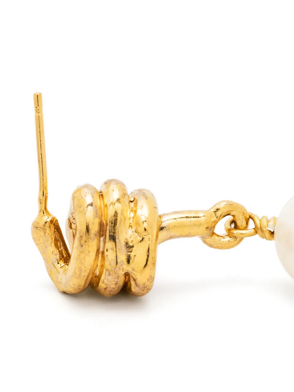 Women Alighieri The Celestial Raindrop Pearl Earrings - Image 3