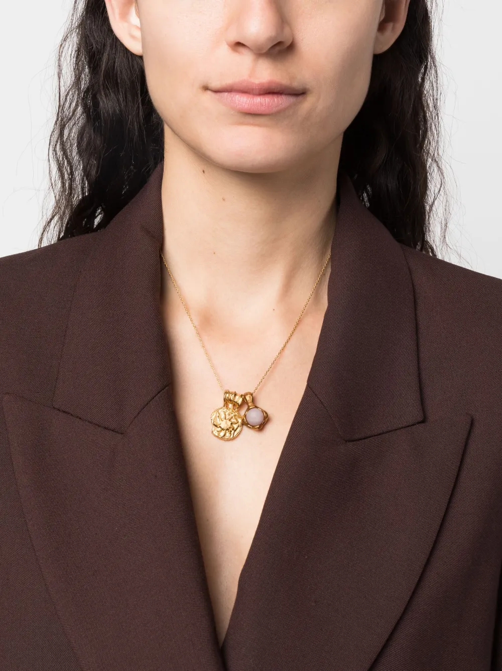 Women Alighieri The Heart Of The Sun Opal Necklace - Image 2