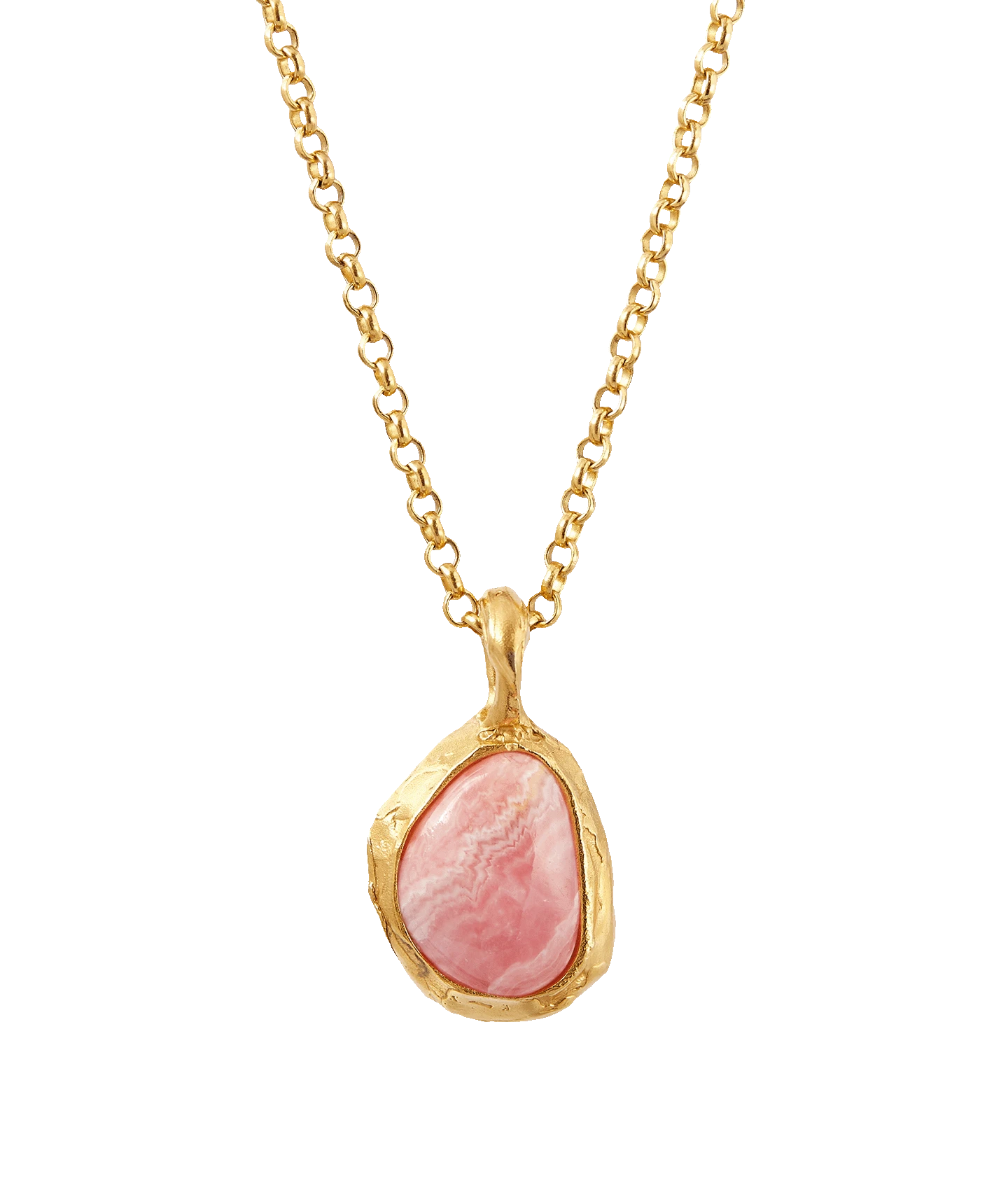 The Droplet Of Skies Rhodochrosite Necklace